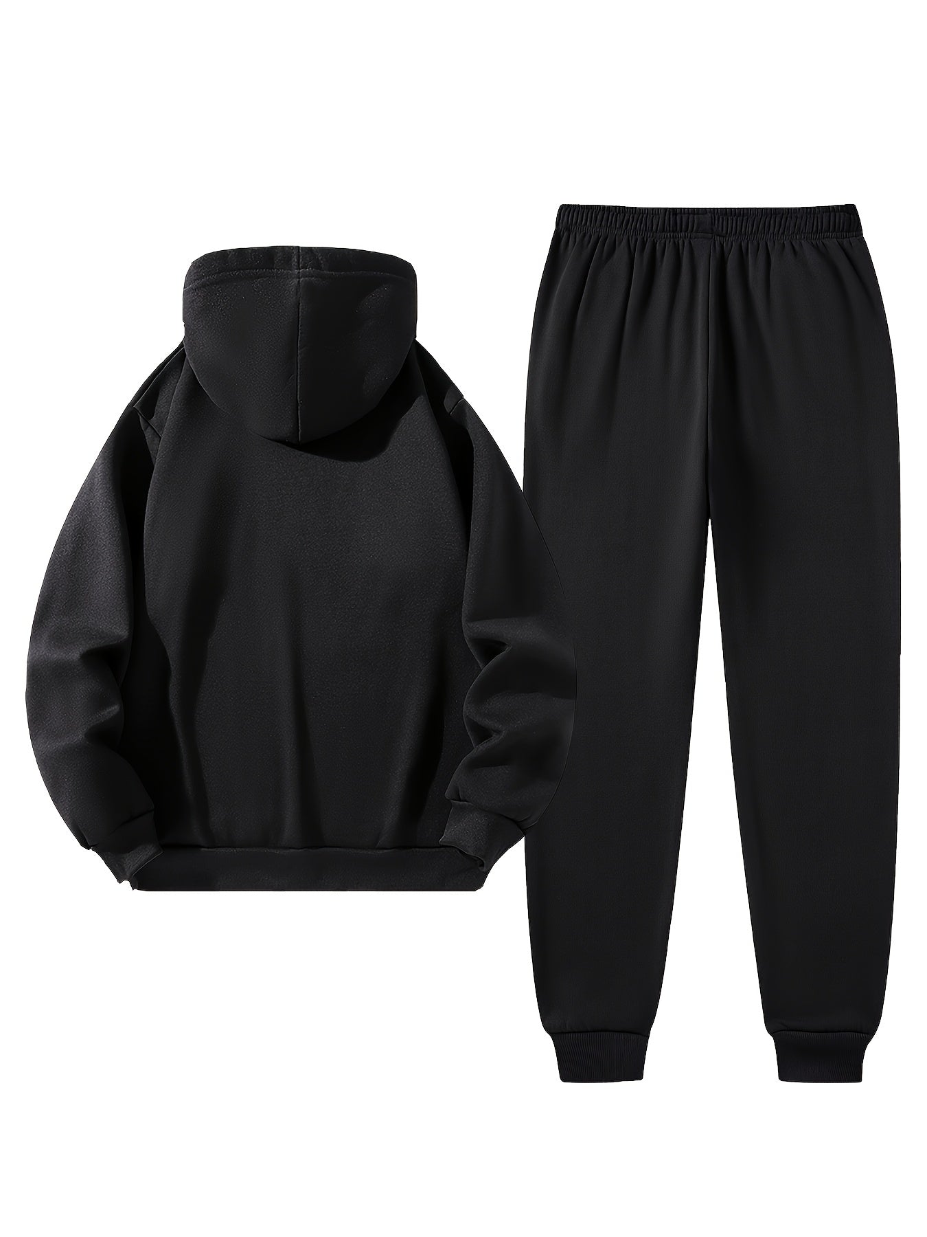 Men's Tracksuit Jacket and Pants Set - Patriotic Print Cold-Weather Style – view 9