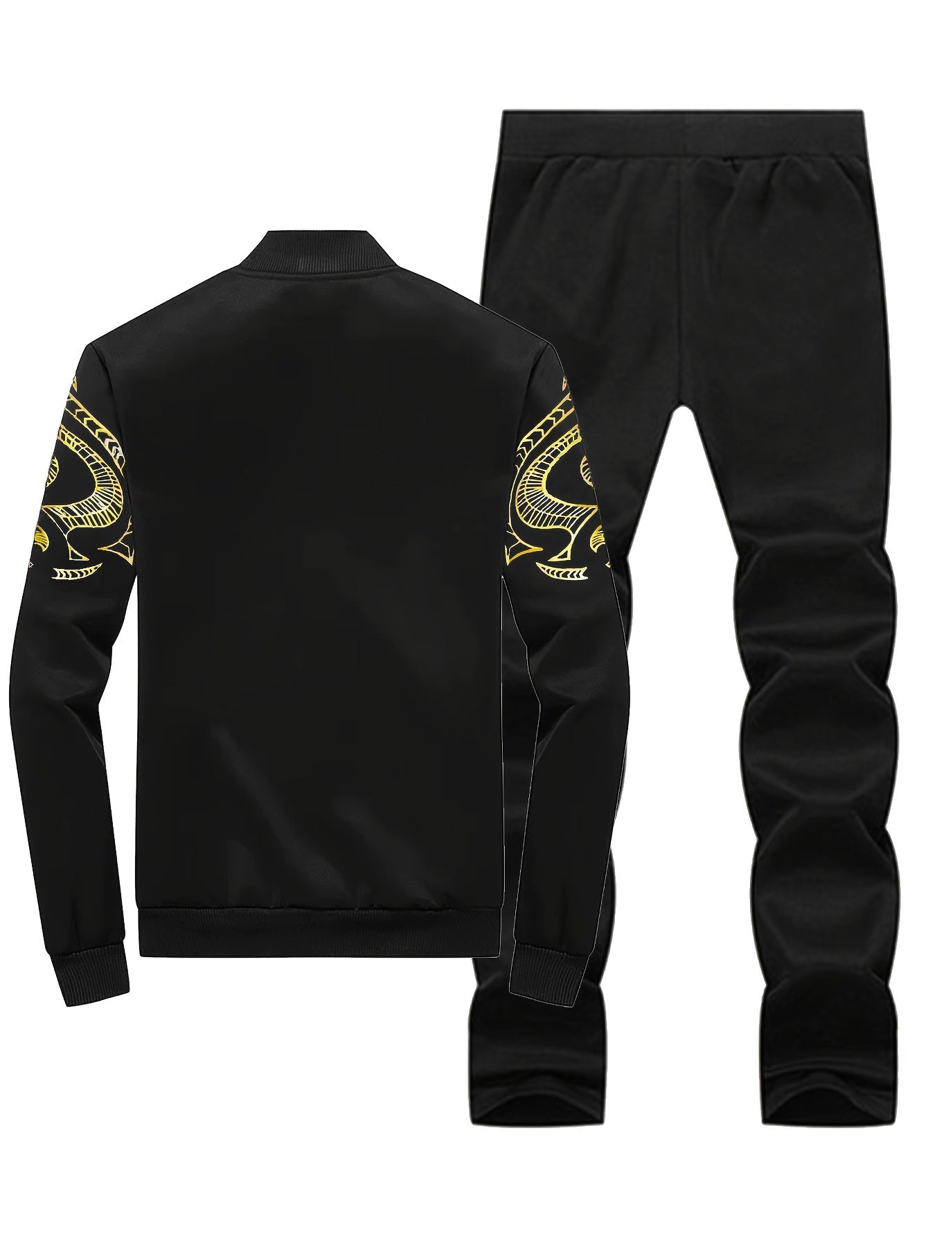 Men's Tracksuit Jacket and Pants Set - Striped – view 3