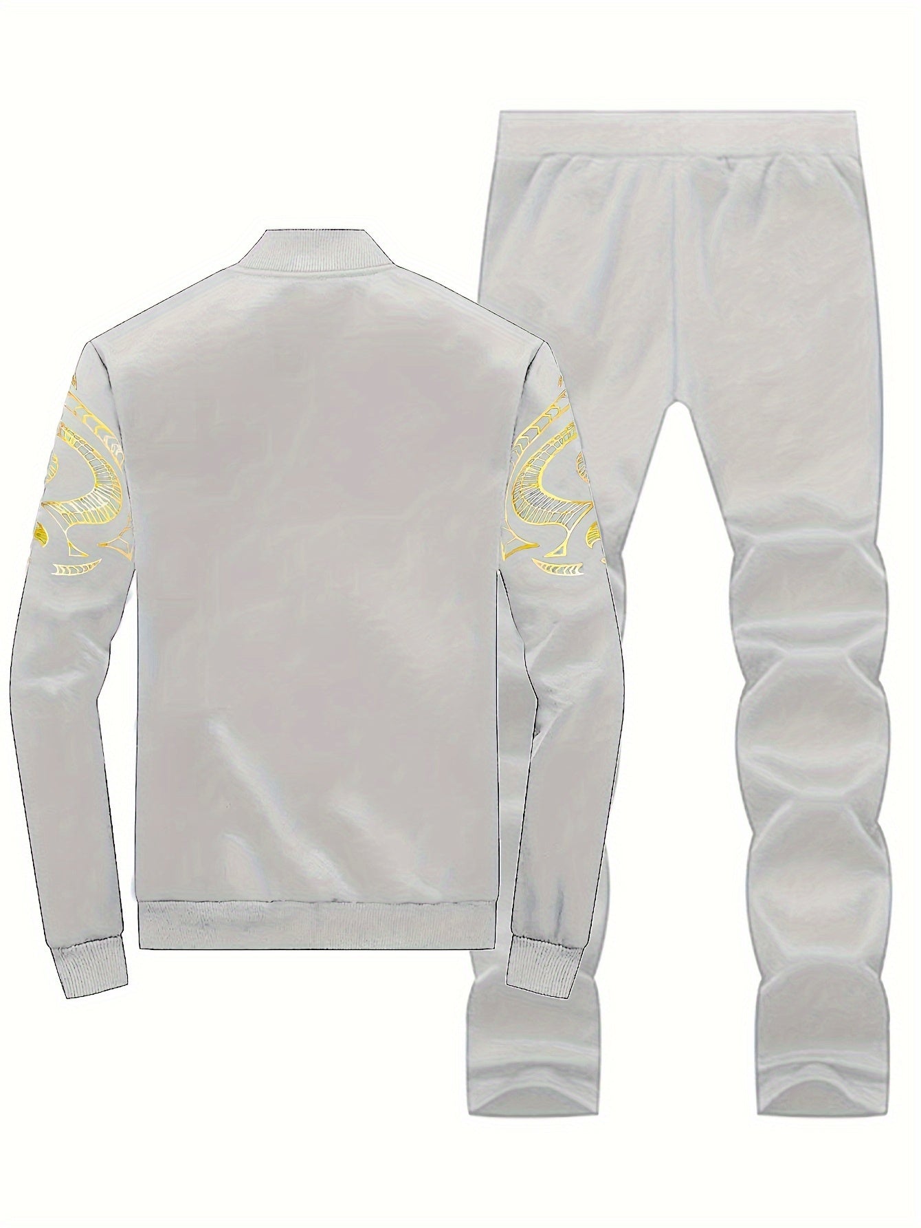 Men's Tracksuit Jacket and Pants Set - Striped – view 4