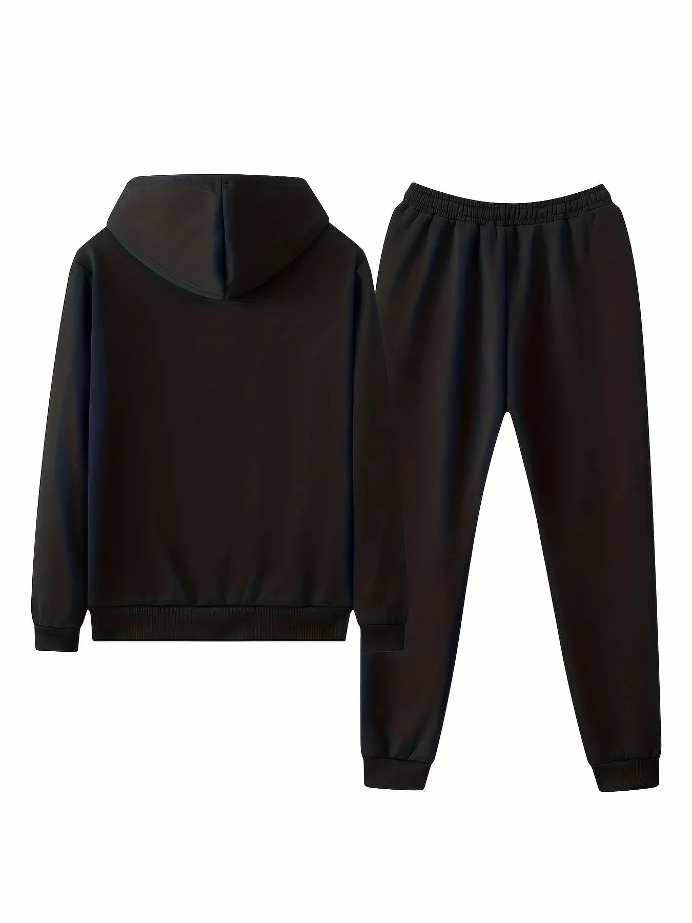 Men's Tracksuit Jacket and Pants Set - Zip Detail Cold-Weather Style detail view