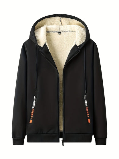 Men's Tracksuit Jacket and Pants Set - Zip Detail Cold-Weather Style detail view