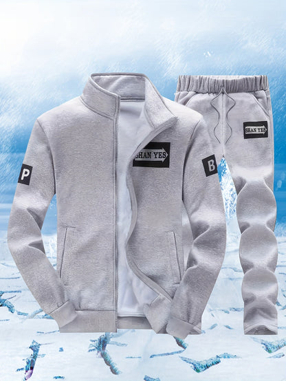 Men's Tracksuit Jacket and Pants Set - Zip Detail Everyday Classic Edition – view 5