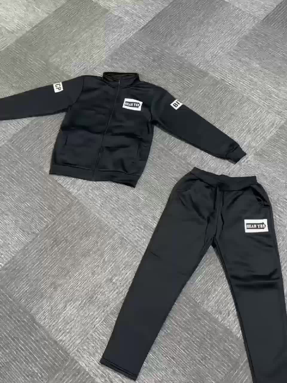 Men's Tracksuit Jacket and Pants Set - Zip Detail Everyday Classic Edition – view 7
