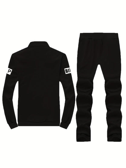 Men's Tracksuit Jacket and Pants Set - Zip Detail Everyday Classic Edition – view 9