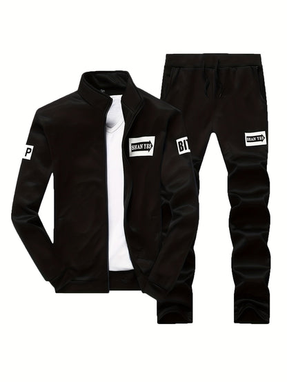 Men's Tracksuit Jacket and Pants Set - Zip Detail Everyday Classic Edition – view 10
