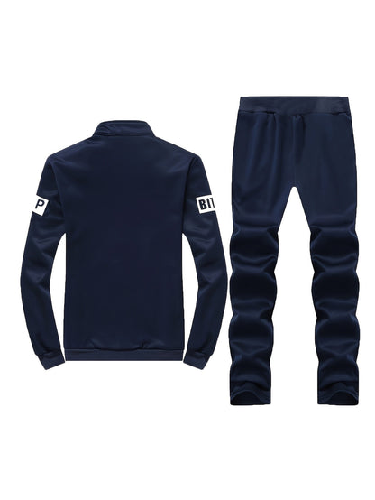 Men's Tracksuit Jacket and Pants Set - Zip Detail Everyday Classic Edition – view 12