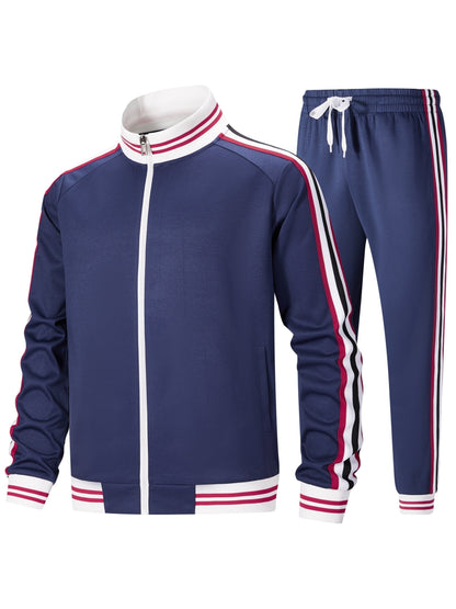 Men's Tracksuit Jacket and Pants Set - Zip Detail Everyday Urban Edition – main product image