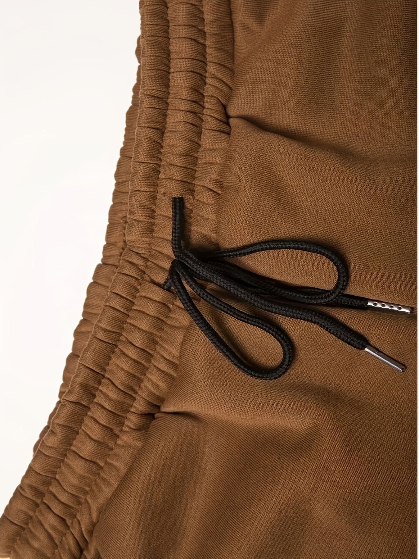 Men's Tracksuit – Men's Coffee Brown Polyester Printed Hoodie – view 5