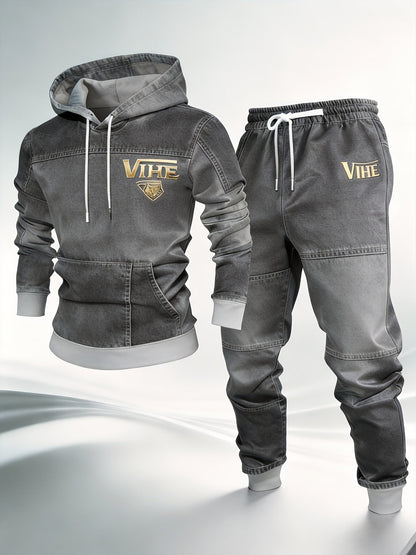 Men's Tracksuit Set - Graphic Print – 5-Color Selection – view 13