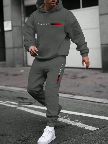 Men's Tracksuit Set - Graphic Print – 6-Color Selection – view 5