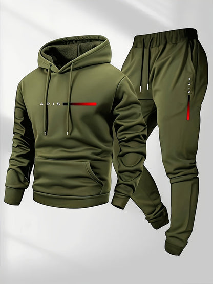 Men's Tracksuit Set - Graphic Print – 6-Color Selection – view 8