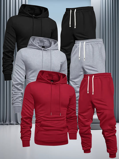 Men's Tracksuit Set - Graphic Print – Mixed colors Polyester – view 6
