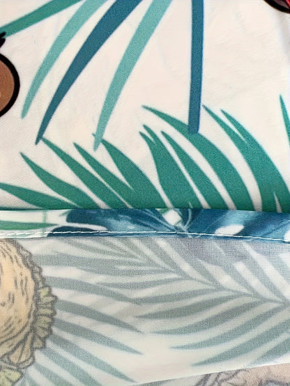 Men's Tropical Shirt – Hawaiian Short Sleeve Button Up – view 4