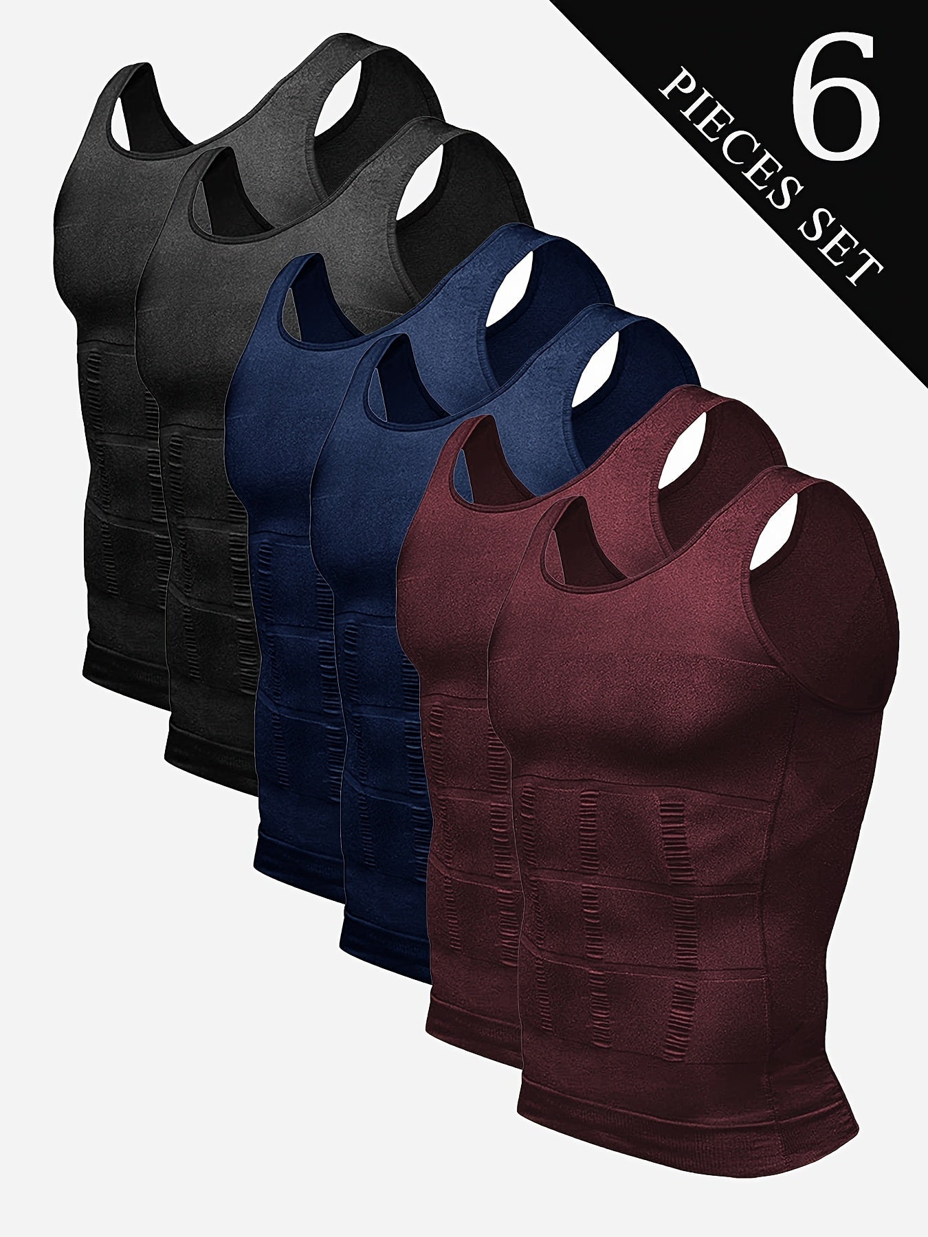Men's Tummy Control Tank Top - Regular Fit – main product image