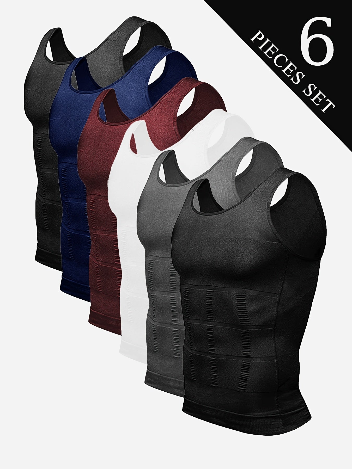 Men's Tummy Control Tank Top - Regular Fit – view 2