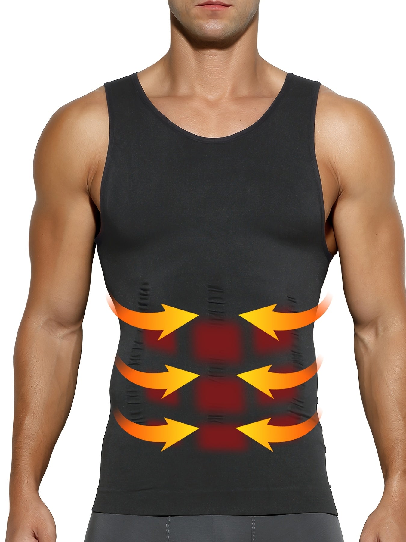 Men's Tummy Control Tank Top - Regular Fit – view 5