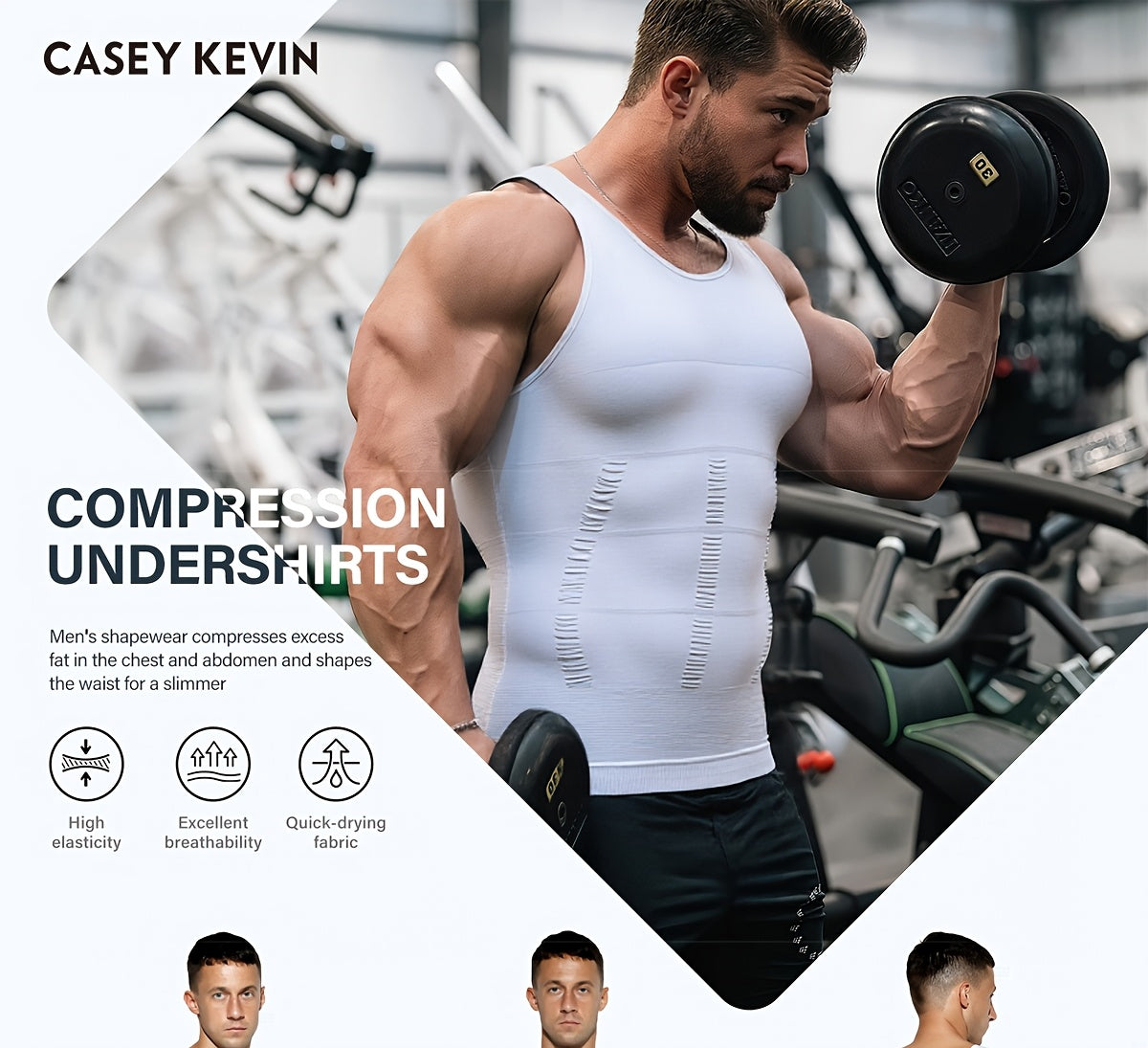 Men's Tummy Control Tank Top - Regular Fit – view 8