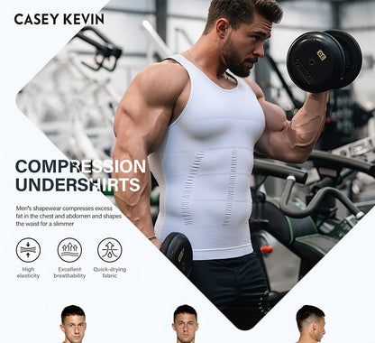 Men's Tummy Control Tank Top - Regular Fit – view 8