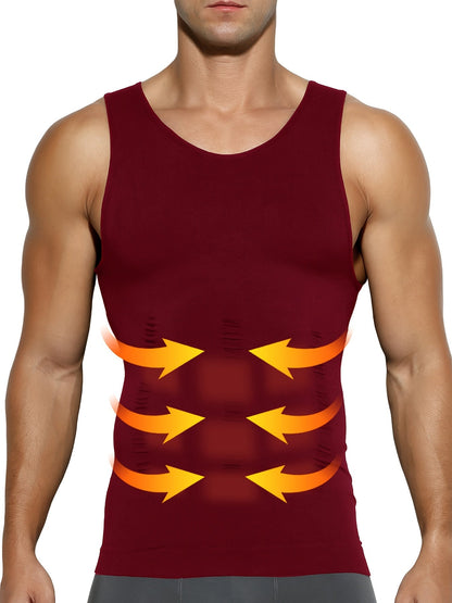 Men's Tummy Control Tank Top - Regular Fit – view 10