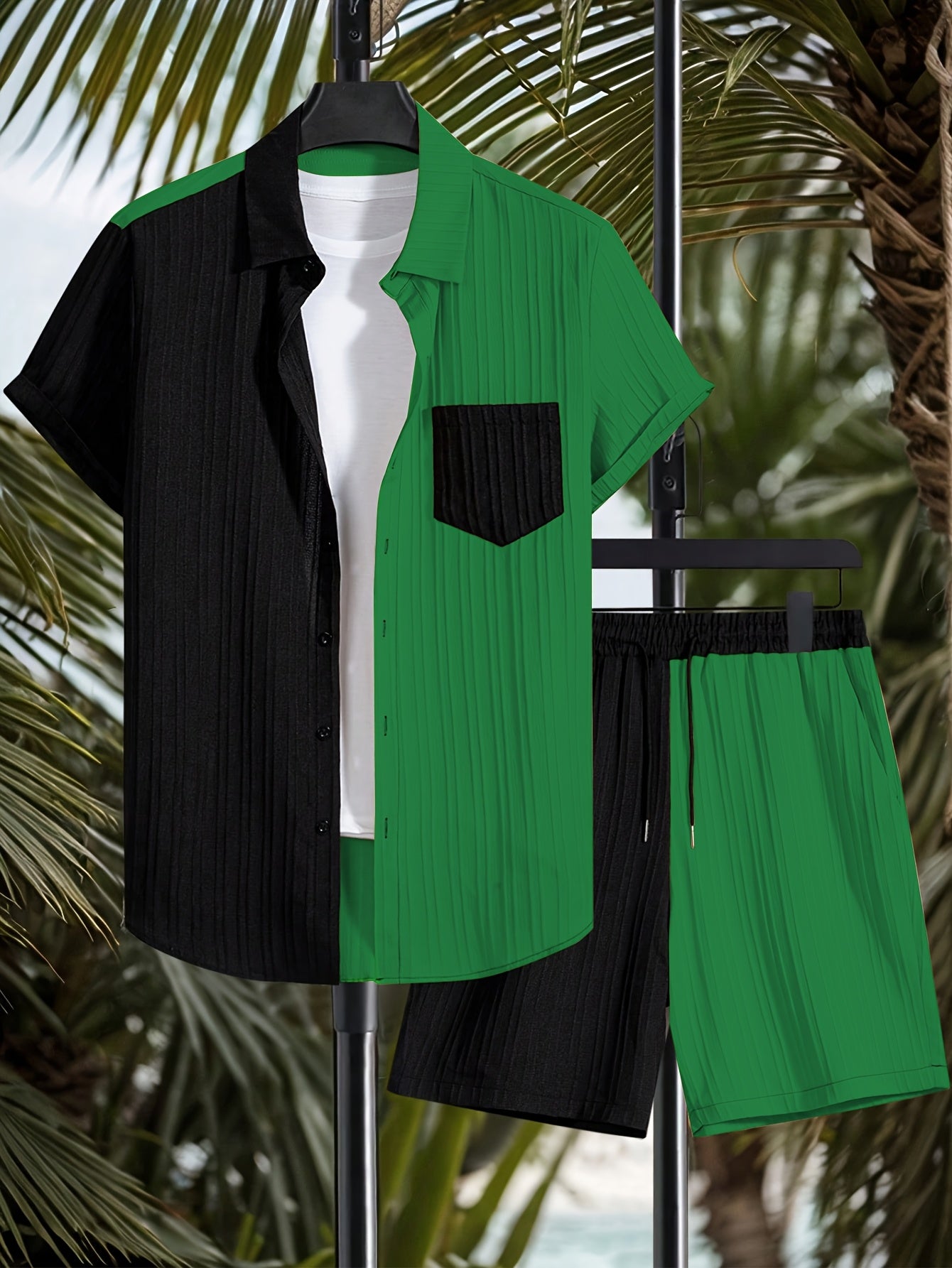 Men's Two-Piece Outfit Set – 3-Color Selection detail view