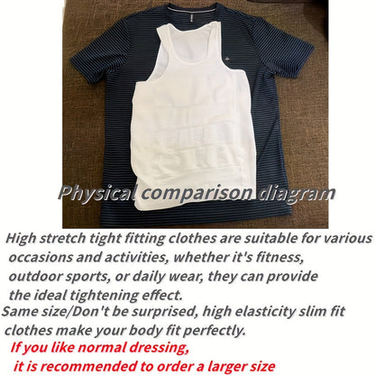 Men's Two-Piece Outfit Set - Sleeveless – 3-Color Selection – view 3
