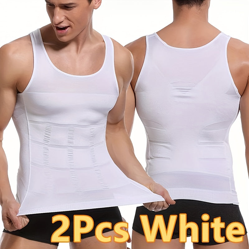 Men's Two-Piece Outfit Set - Sleeveless – 3-Color Selection – view 5