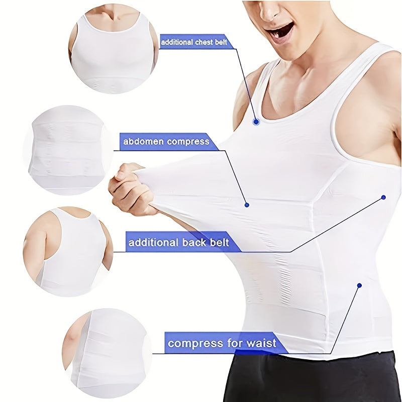 Men's Two-Piece Outfit Set - Sleeveless – 3-Color Selection – view 7