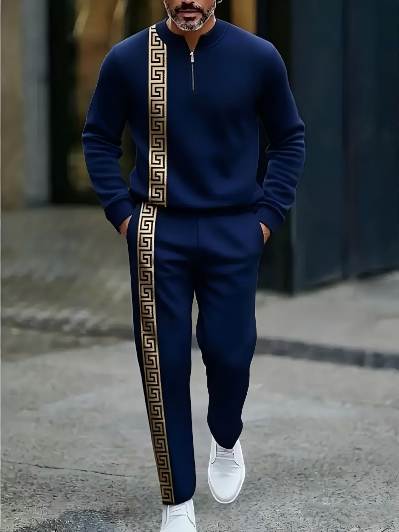 Men's Two-Piece Pants Set - Stretch Comfort – view 3
