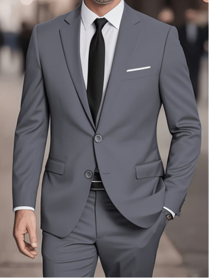 Men's Two-Piece Suit Set - Coordinated – view 12