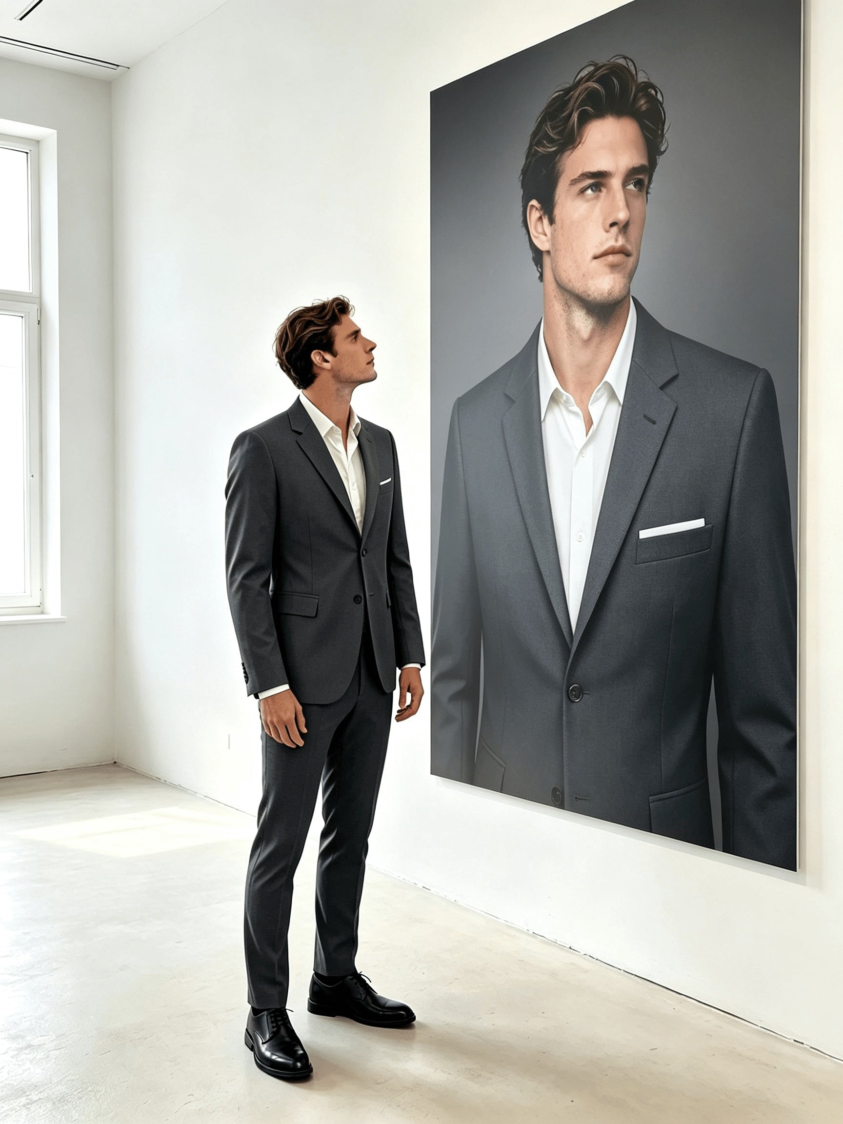 Men's Two-Piece Suit Set - Solid Color – view 8