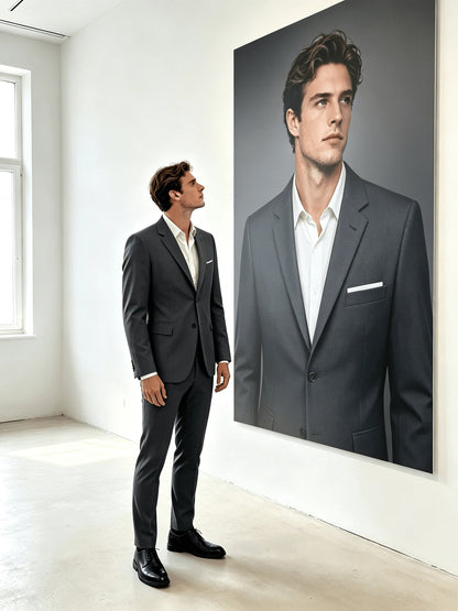 Men's Two-Piece Suit Set - Solid Color – view 8