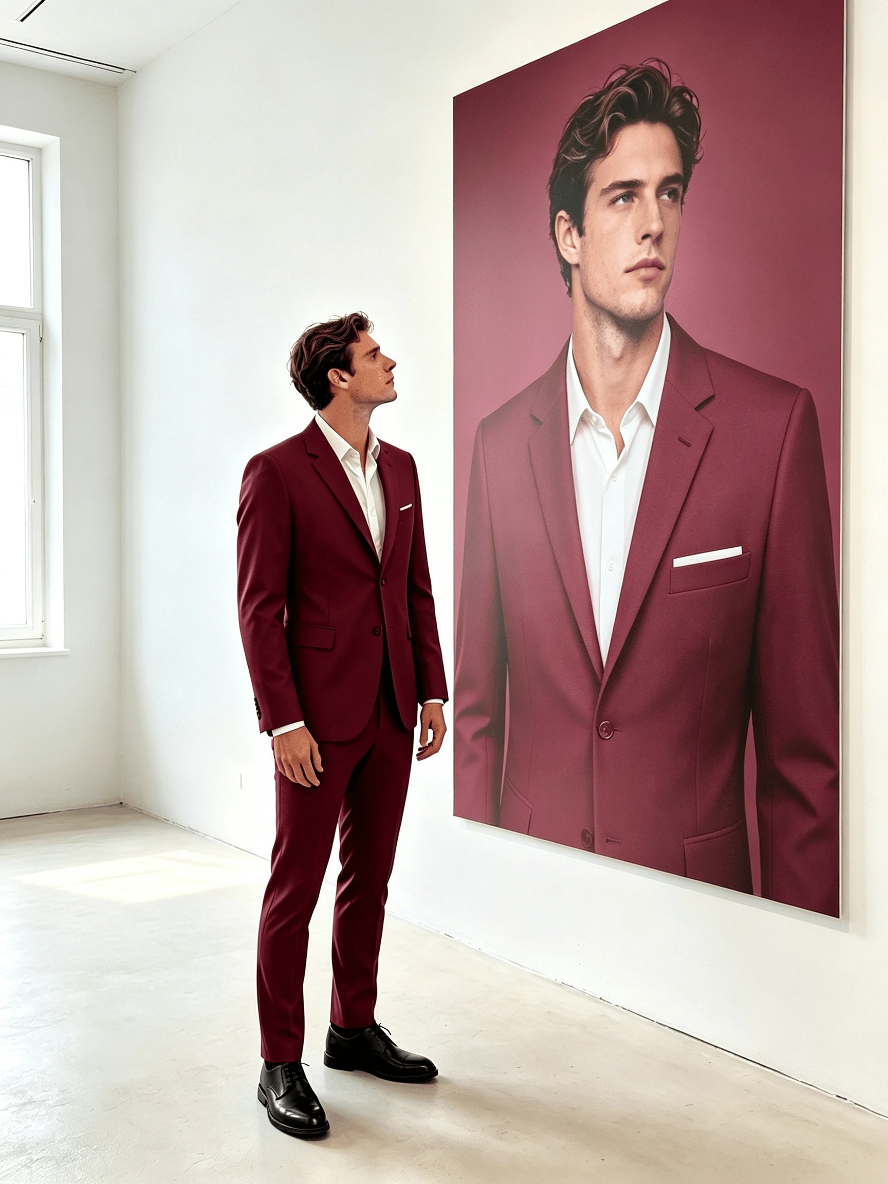 Men's Two-Piece Suit Set - Solid Color – view 10