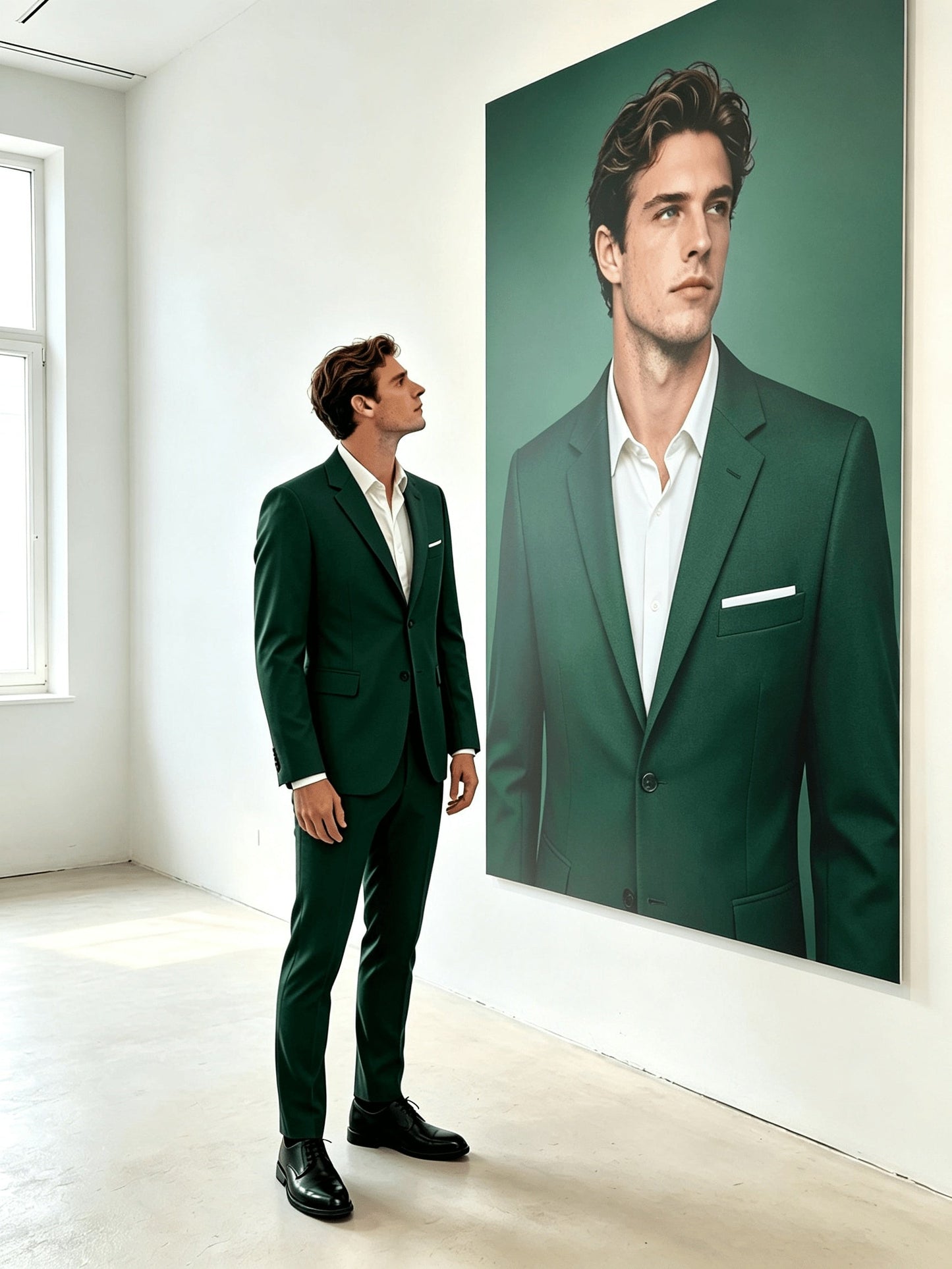 Men's Two-Piece Suit Set - Solid Color – view 11