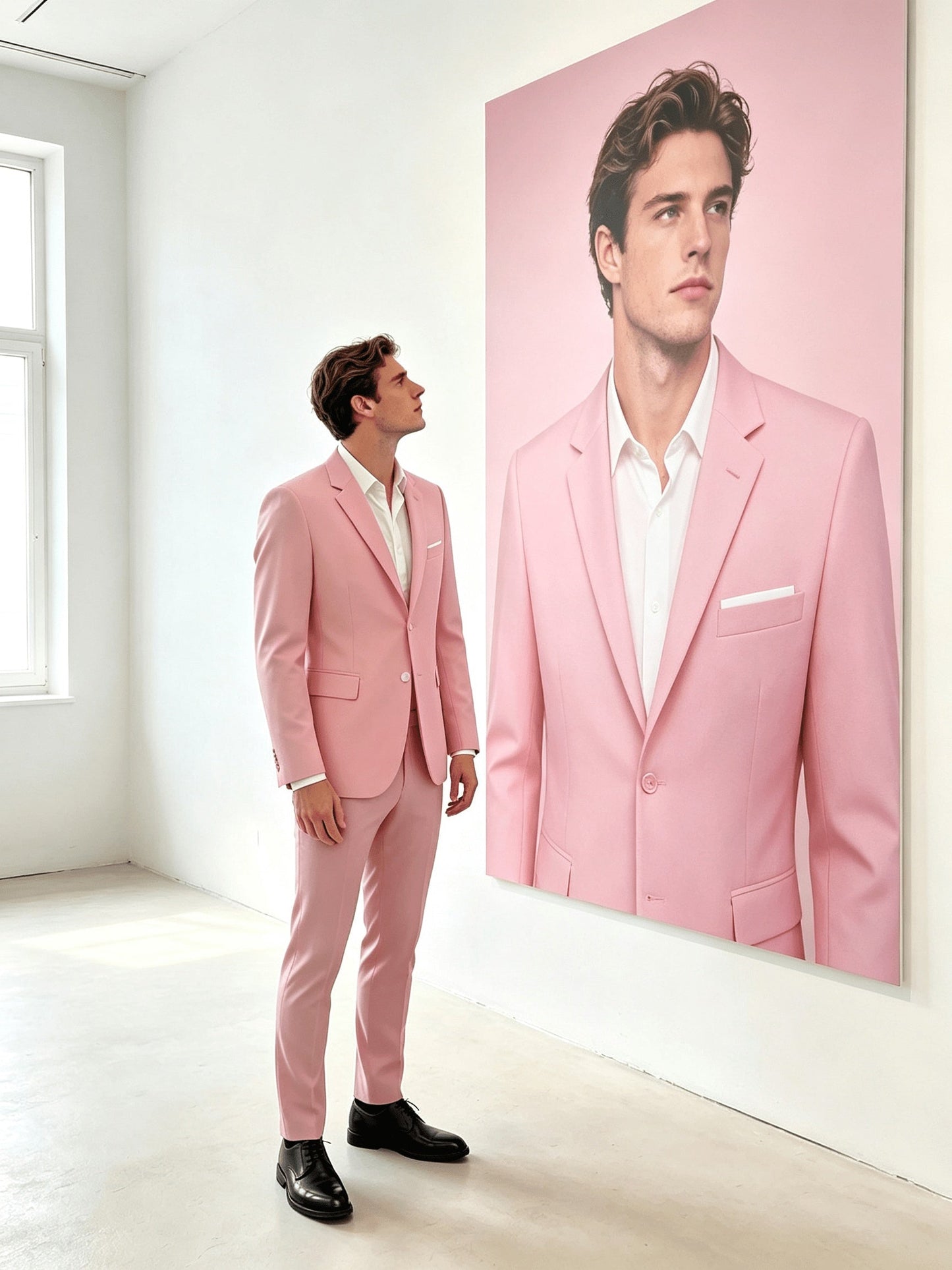 Men's Two-Piece Suit Set - Solid Color – view 13
