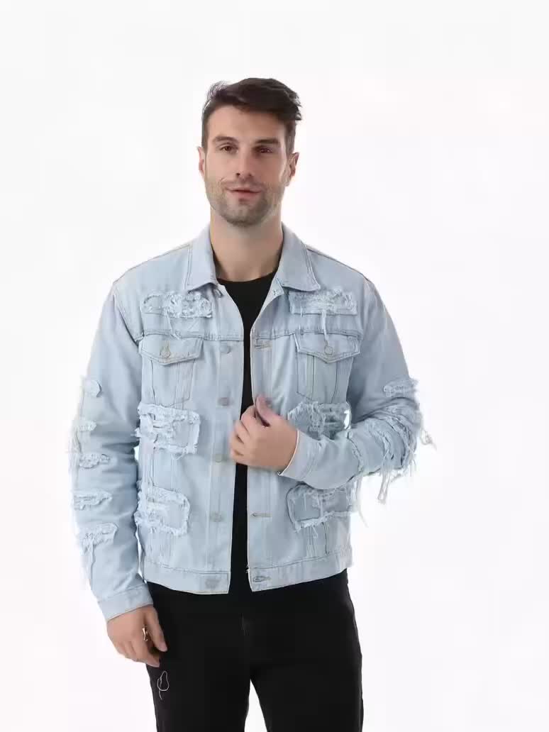 Men's Versatile Denim Pullover Coat – Sizes S–XXL – view 6