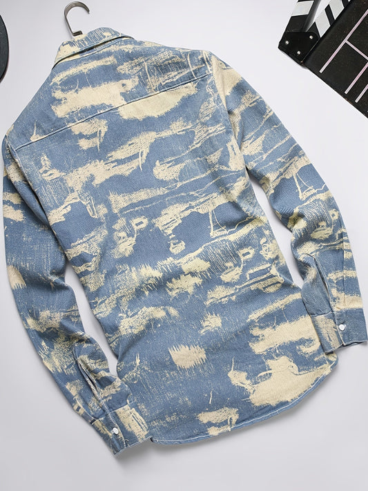 Men's Versatile Denim Pullover Coat – Sizes XS–XL – main product image