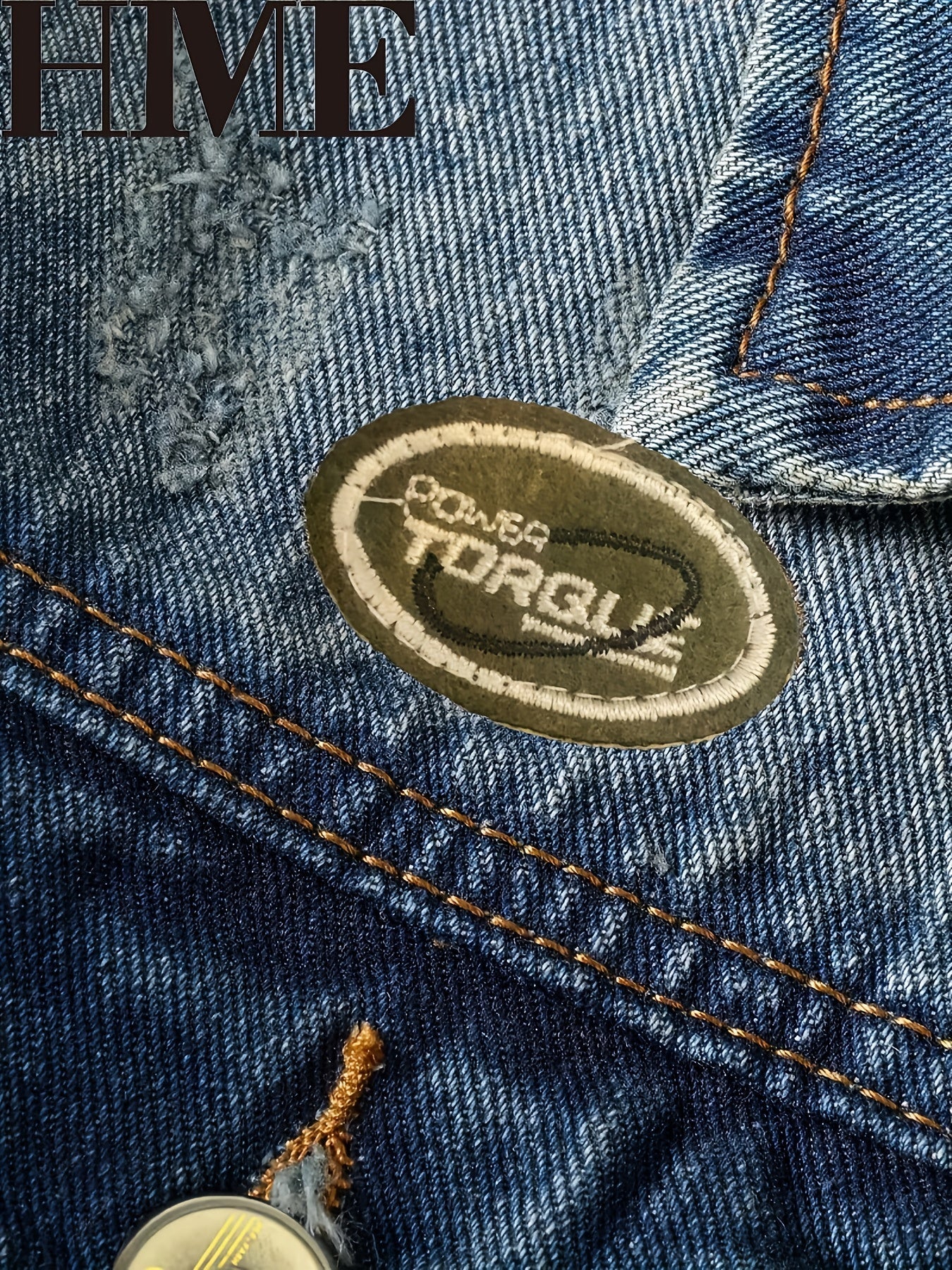 Men's Versatile Denim Pullover Jacket – Blue – view 4