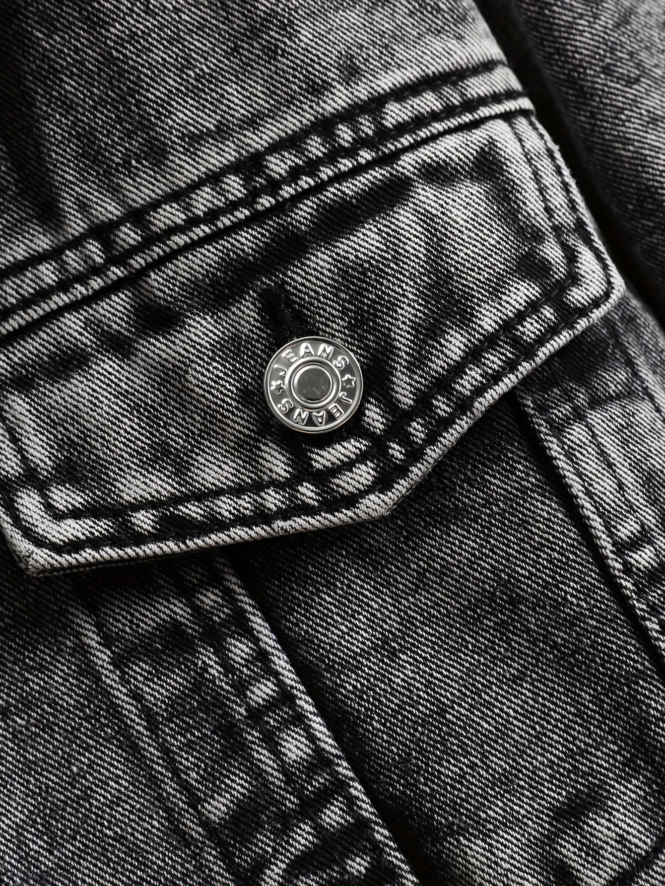 Men's Versatile Denim Single-Breasted Jacket – Light Grey – view 13