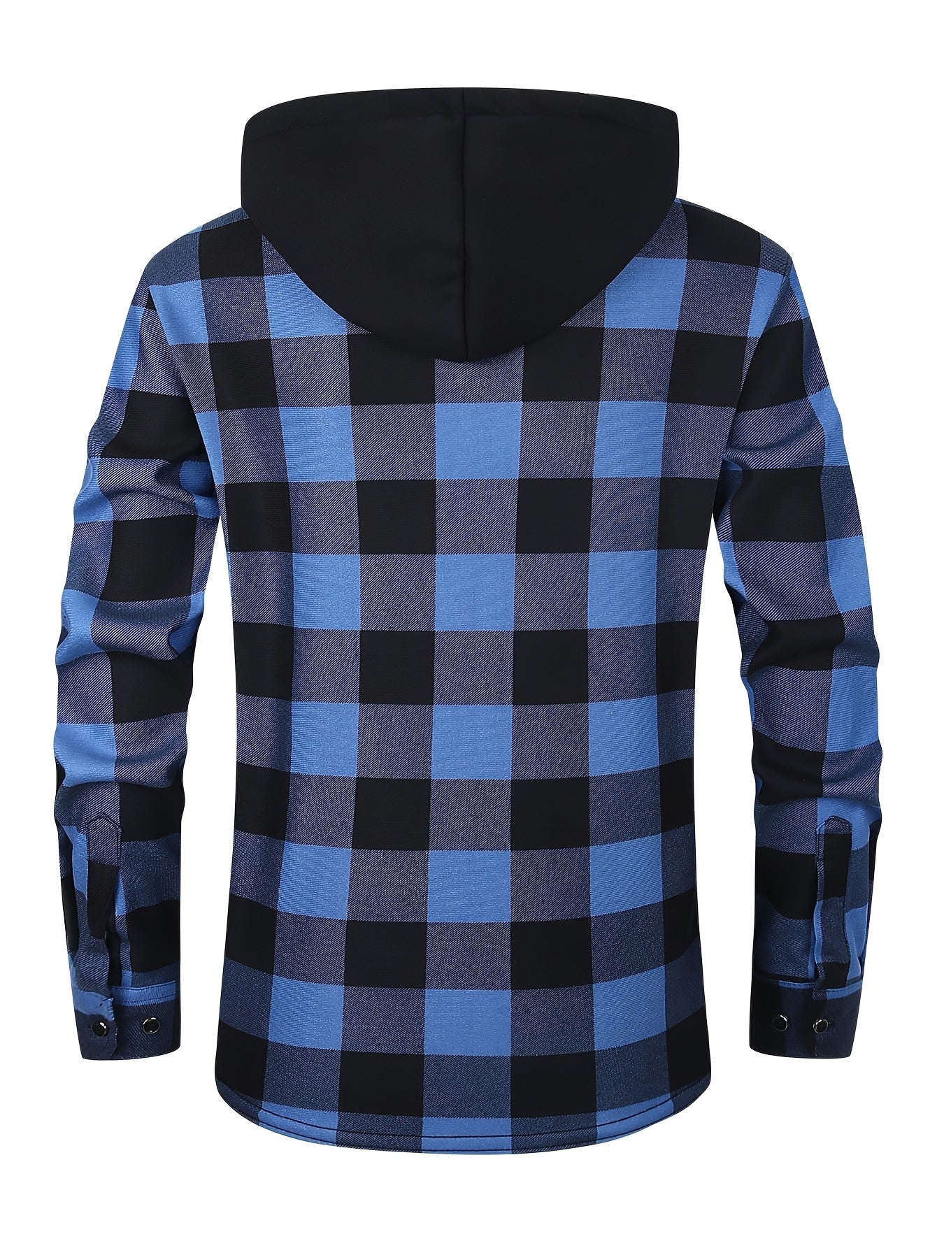 Men's Versatile Fleece Plaid Shacket – view 5