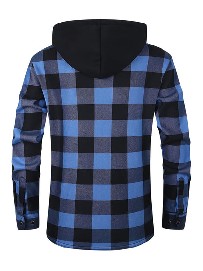 Men's Versatile Fleece Plaid Shacket – view 5