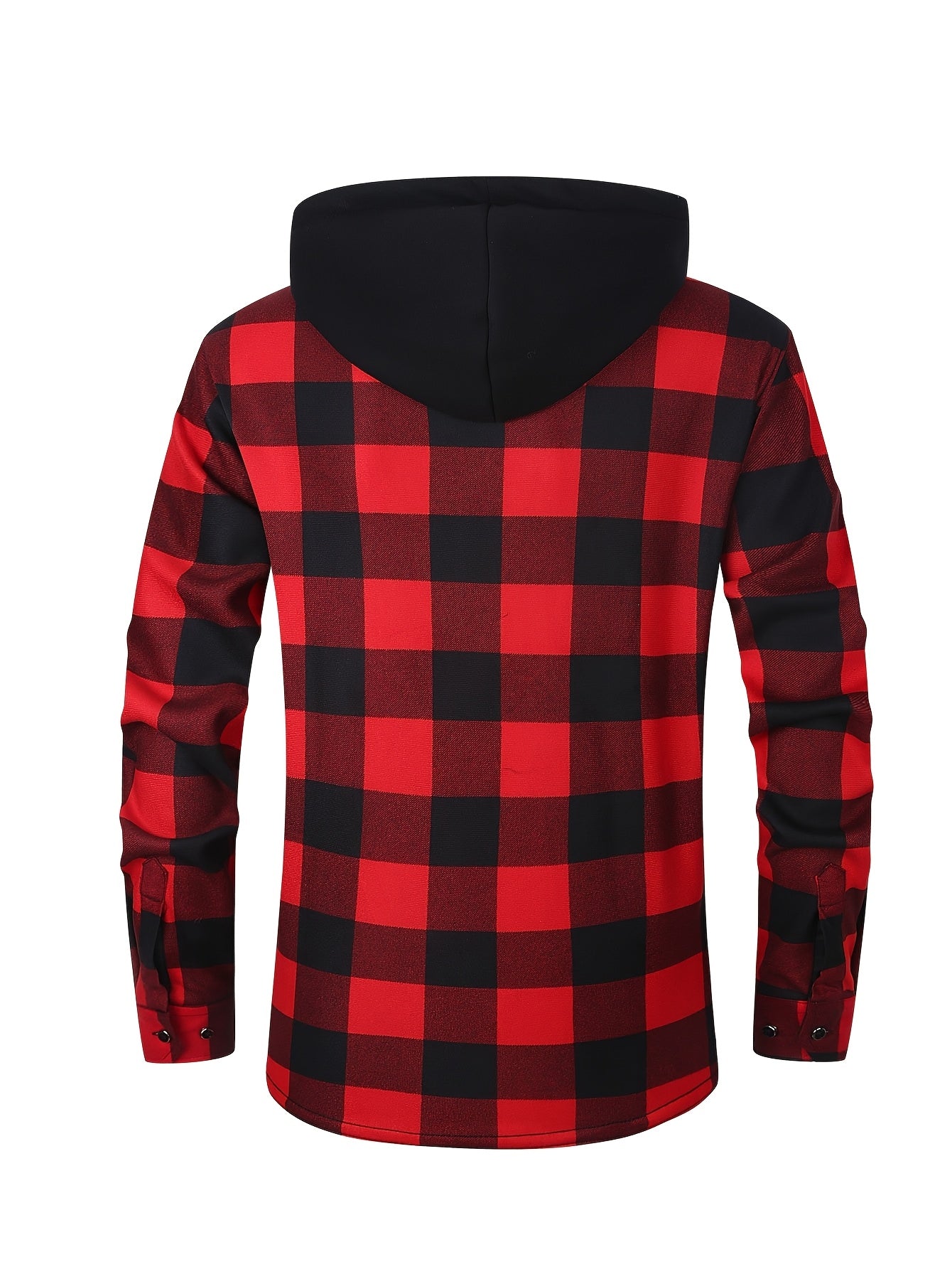 Men's Versatile Fleece Plaid Shacket – view 9