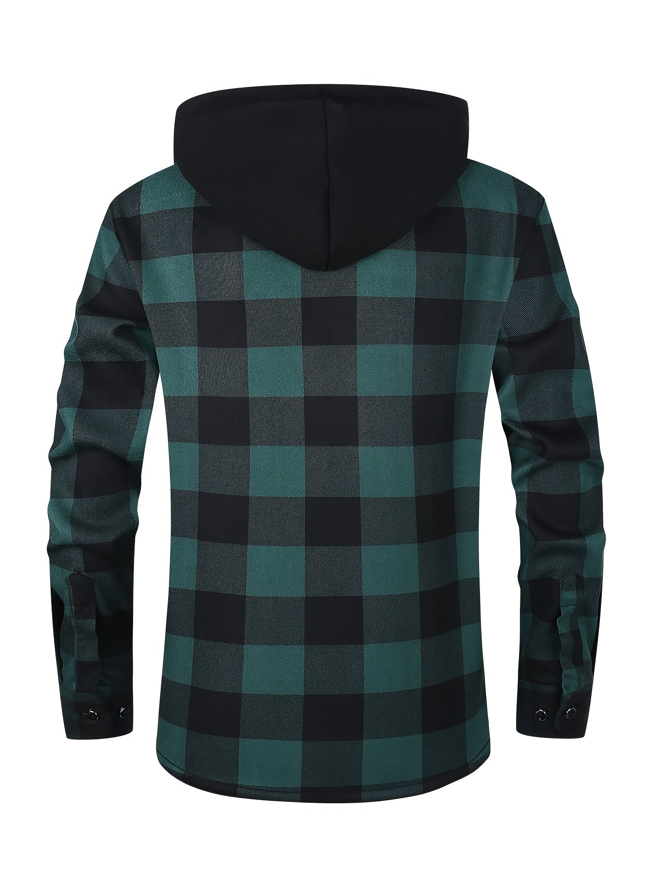 Men's Versatile Fleece Plaid Shacket – view 12