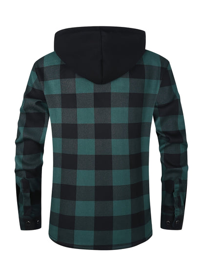 Men's Versatile Fleece Plaid Shacket – view 12