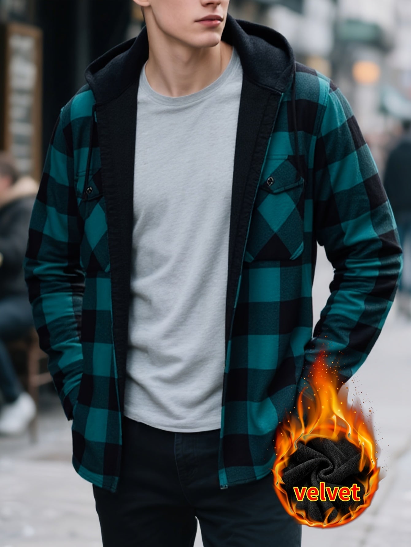 Men's Versatile Fleece Pullover Coat – view 5