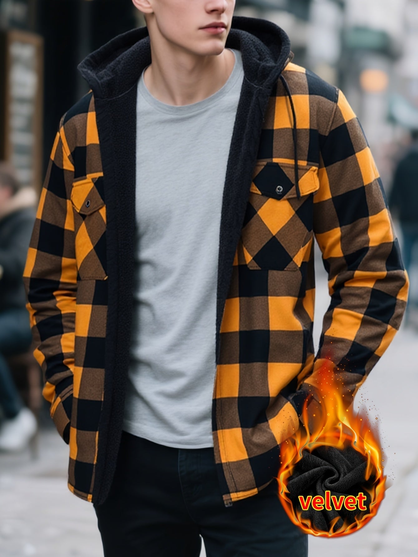 Men's Versatile Fleece Pullover Coat – view 6