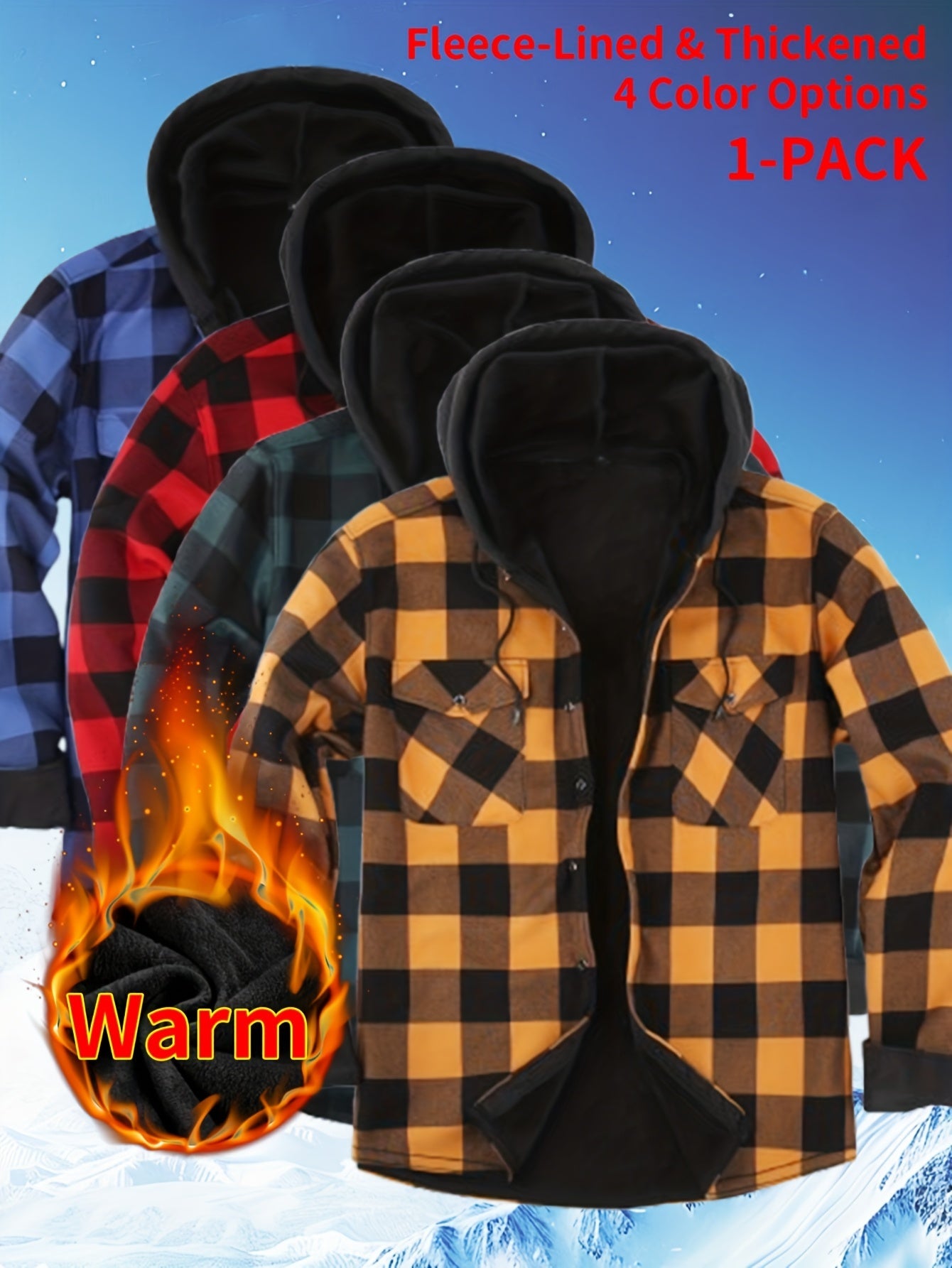 Men's Versatile Fleece Pullover Coat – view 8