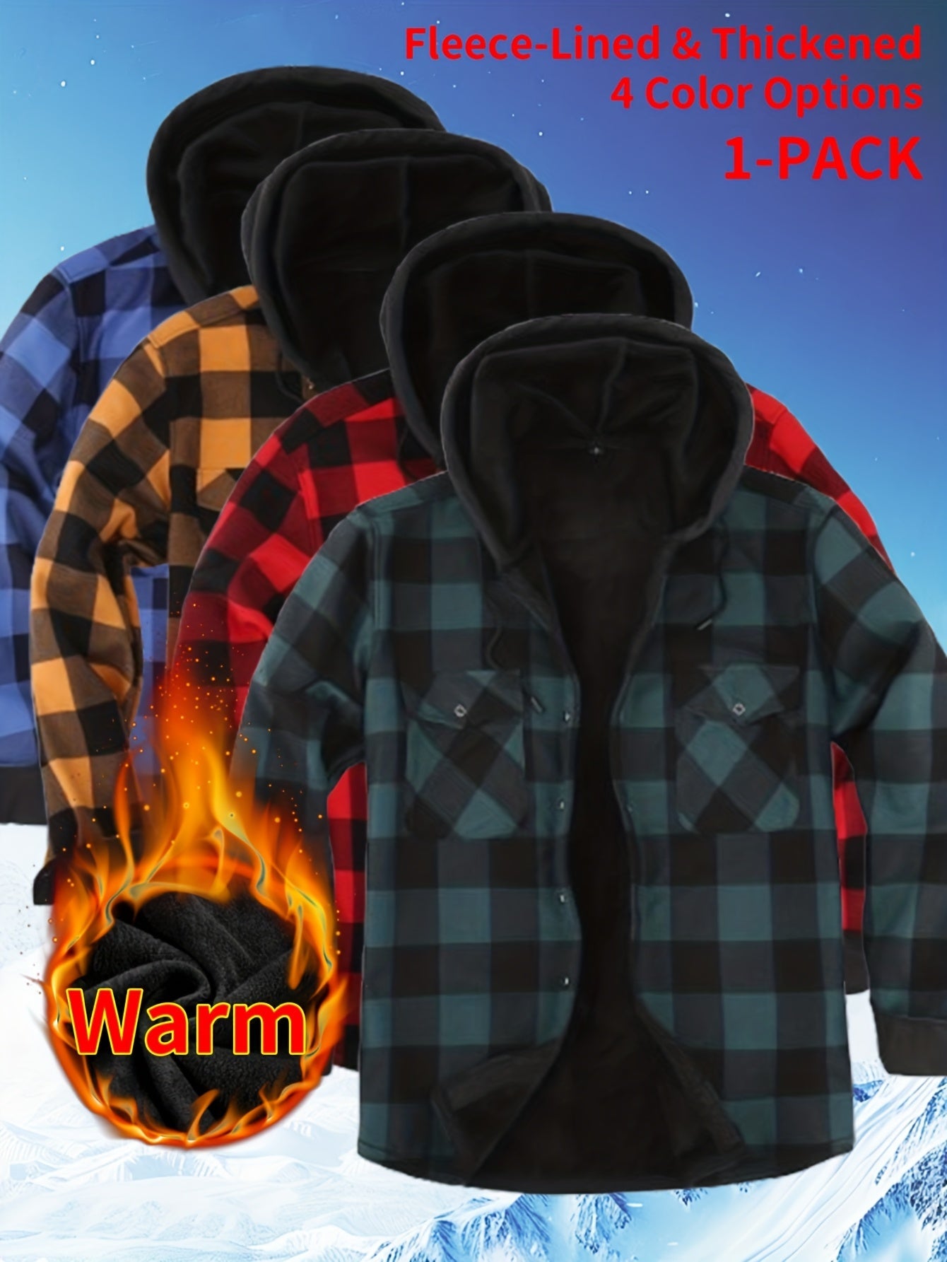 Men's Versatile Fleece Pullover Coat – view 10