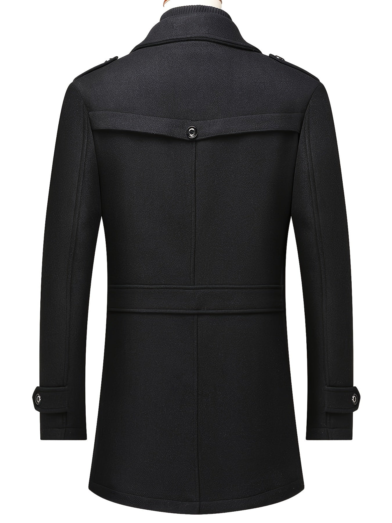Men's Versatile Fleece Single-Breasted Coat – view 9