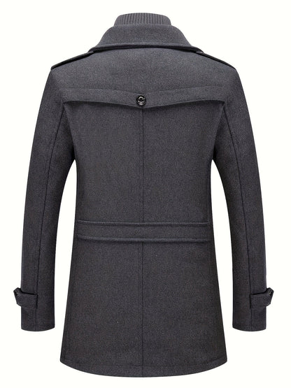 Men's Versatile Fleece Single-Breasted Coat – view 13