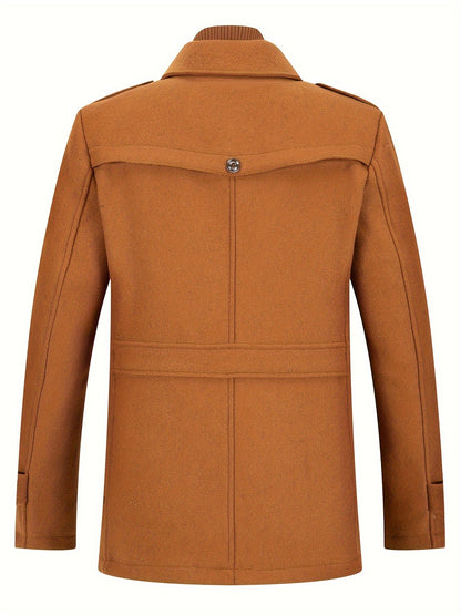 Men's Versatile Fleece Single-Breasted Coat – view 16